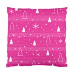 Magenta Xmas Standard Cushion Case (One Side)