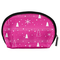 Magenta Xmas Accessory Pouches (Large)  from ArtsNow.com Back