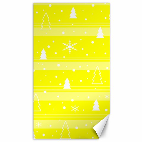Yellow Xmas Canvas 40  x 72   from ArtsNow.com 39.28 x69.23  Canvas - 1