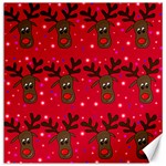 Reindeer Xmas pattern Canvas 16  x 16  