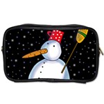 Lonely snowman Toiletries Bags 2-Side