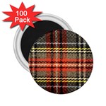 Fabric Texture Tartan Color  2.25  Magnets (100 pack) 