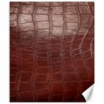 Leather Snake Skin Texture Canvas 8  x 10 