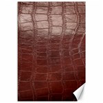 Leather Snake Skin Texture Canvas 12  x 18  