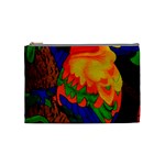 Parakeet Colorful Bird Animal Cosmetic Bag (Medium) 