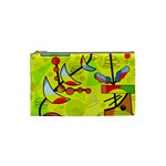 Happy day - yellow Cosmetic Bag (Small) 
