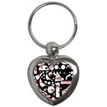 Happy life - red Key Chains (Heart) 