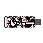 Happy life - red Portable USB Flash (Two Sides)