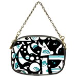 Happy life - blue Chain Purses (One Side) 