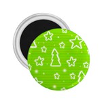Green Christmas 2.25  Magnets