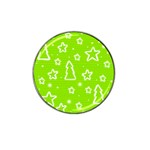 Green Christmas Hat Clip Ball Marker