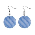 Wavy Clouds Mini Button Earrings