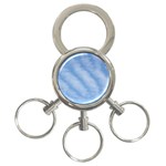 Wavy Clouds 3-Ring Key Chains