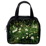White Daisy flowers Classic Handbags (One Side)