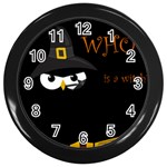 Who is a witch? Wall Clocks (Black)