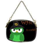 Who is a witch? - green Chain Purses (Two Sides) 