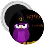 Who is a witch? - purple 3  Magnets