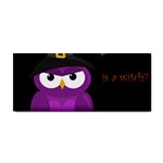 Who is a witch? - purple Hand Towel
