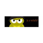 Who is a witch? - yellow Satin Scarf (Oblong)