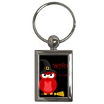 Who is a witch? - red Key Chains (Rectangle) 