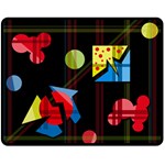 Playful day Fleece Blanket (Medium) 