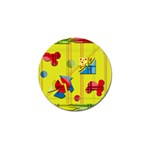 Playful day - yellow  Golf Ball Marker (4 pack)