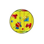 Playful day - yellow  Hat Clip Ball Marker (10 pack)