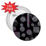 Come down - magenta 2.25  Buttons (100 pack) 