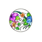 Tropical Hibiscus Flowers Hat Clip Ball Marker
