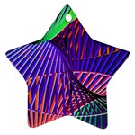 Colorful Rainbow Helix Ornament (Star) 