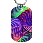 Colorful Rainbow Helix Dog Tag (Two Sides)
