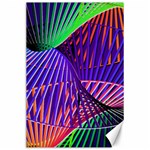 Colorful Rainbow Helix Canvas 24  x 36 