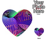 Colorful Rainbow Helix Playing Cards 54 (Heart) 