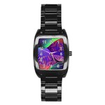 Colorful Rainbow Helix Stainless Steel Barrel Watch