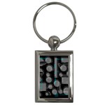Come down - blue Key Chains (Rectangle) 