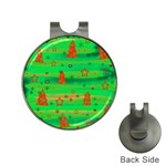 Green Xmas magic Hat Clips with Golf Markers