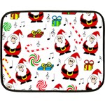 Xmas song Double Sided Fleece Blanket (Mini) 