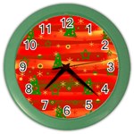 Christmas magic Color Wall Clocks