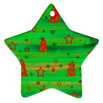 Xmas magical design Star Ornament (Two Sides) 