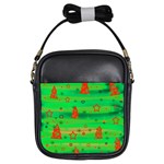 Xmas magical design Girls Sling Bags