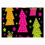 Colorful Xmas Large Glasses Cloth