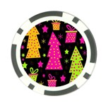 Colorful Xmas Poker Chip Card Guards (10 pack) 