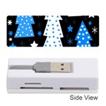 Blue playful Xmas Memory Card Reader (Stick) 