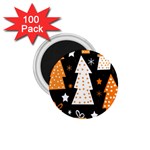 Orange playful Xmas 1.75  Magnets (100 pack) 