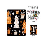Orange playful Xmas Playing Cards 54 (Mini) 