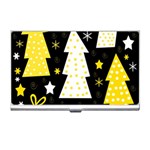 Yellow playful Xmas Business Card Holders