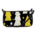 Yellow playful Xmas Shoulder Clutch Bags