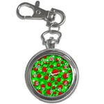 Xmas flowers Key Chain Watches