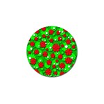 Xmas flowers Golf Ball Marker