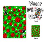 Xmas flowers Playing Cards 54 Designs 